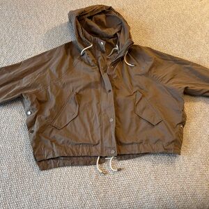 Zara women’s tan parka size small
